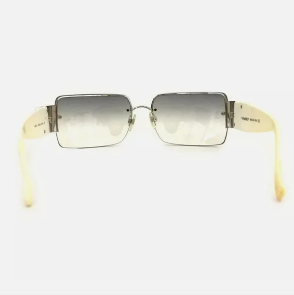 CHANEL 62□15 CC LOGO CREAM SUNGLASSES/R2842 - Picture 9 of 12